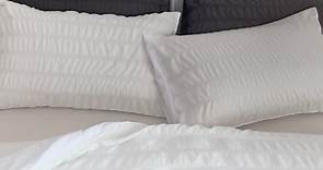 White Seersucker Comforter