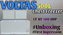 VOLTAS Commercial Chest Freezer 500L Unboxing & First Impression