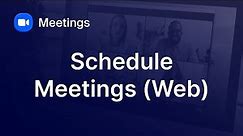 Schedule a Meeting from the Web or Desktop