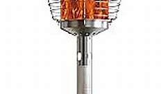 EAST OAK Patio Heater, 11000 BTU Tabletop Outdoor Heater, Mini Portable Propane Heater with 304 Stainless Steel Burner, Triple Protection System, Gas Outside Heater for Patio, Garden, Porch, Bronze