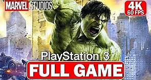 The Incredible Hulk Gameplay Walkthrough FULL GAME [4K 60FPS] No Commentary