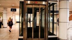 Epic, Priceless & Amazing inground hydraulic glass elevators @ Montreal Trudeau Airport (YUL)