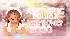 Aesthetic Roblox Usernames PART 4 ~ 2020! ✩ | Astra