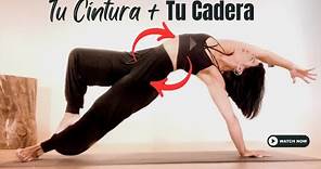 Reducir Cintura y Aumentar Cadera. Dale más Silueta a tu Cuerpo.Yoga Principiantes. Viridiana Yoga