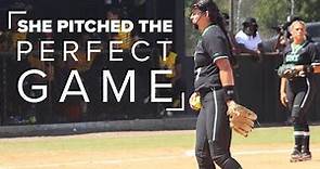 FULL INTERVIEW: North Texas pitcher Hope Trautwein shares her thoughts after throwing a perfect game