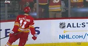 Mikael Backlund scores 5-on-3 shorthanded goal vs. New York