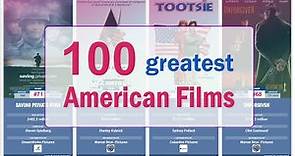 100 Greatest American Films Of All Time - Listed by the American Film Institute (AFI)