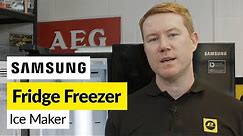 How to Replace the Ice Maker on a Samsung Fridge Freezer