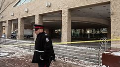 Man arrested after firing shots, starting fire at Edmonton City Hall