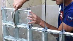 Fernando's DIY project - A bathroom glass block window!