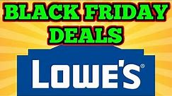 Lowes Black Friday 2023 Sale Ad Leaked!