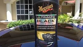 Meguiar's Ultimate Black Plastic Restorer Review and Test Results on my 2001 Honda Prelude