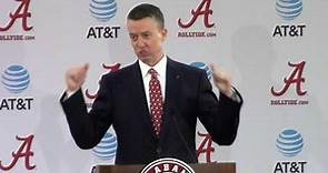 Alabama introduces Greg Byrne as new athletics director
