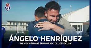 Ángelo Henríquez en su despedida de la U: "Me voy aún más enamorado del Club"