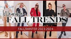 A MUST Watch - The TOP 5 Fashion Trends for Fall Winter That You Will *Actually* Wear! (2023 & 2024)