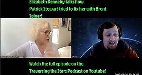 Elizabeth Dennehy shares an amusing story about Patrick Stewart and Brent Spiner! #startrek