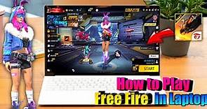 How to play free fire in laptop || how to play ff in laptop