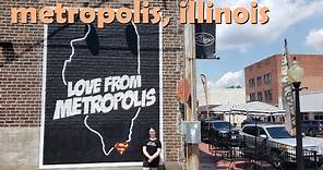 Metropolis, Illinois - Superman-Themed City, Museum, Collectible Shops, Big John Muffler Man | 4K