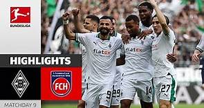 Borussia M'gladbach - 1. FC Heidenheim 2-1 | Highlights | Matchday 9 – Bundesliga 2023/24