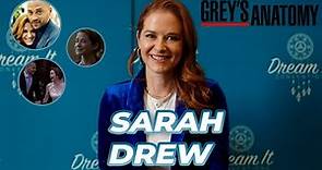 Sarah Drew talks about Japril's wedding, her relationship with Jesse Williams and Grey's Anatomy