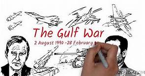 The Gulf War - explained in 2 minutes - mini history - 3 minute history for dummies