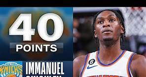 Immanuel Quickley Drops CAREER-HIGH 40 Points In Knicks W! | March 27, 2023