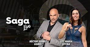#SagaLive Héctor Suárez Gomís y Luz María Zetina con Adela Micha