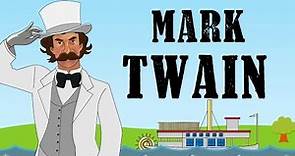 The life of Mark Twain - Animated biography in English