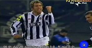 Igor Tudor - 17 goals in Serie A (Juventus, Siena 1998-2006)