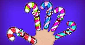 Candy Cane Finger Family Nursery Rhymes Song For Children