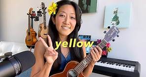 Coldplay - Yellow (cover) // Cynthia Lin Ukulele Play-Along
