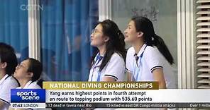 Yang Hao tops podium in men's 10m platform at National Diving Championships in Shanghai 杨昊获得男子10米台冠军