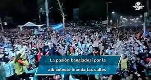 Bangladesh se llena de fanáticos argentinos y tras triunfo es una fiesta