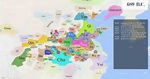Spring and Autumn Period of China 770 - 476 BCE : Interactive History ( Every Year ) 春秋时代