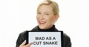 Cate Blanchett Teaches You Australian Slang | Vanity Fair