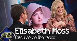 Elisabeth Moss da su mejor discurso sobre las libertades - El Hormiguero 3.0