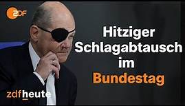 Scholz vs. Merz bei Generaldebatte im Bundestag Live