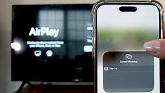 How to AirPlay to a TV