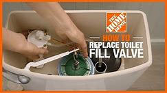 How to Replace a Toilet Fill Valve | Toilet Repair | The Home Depot