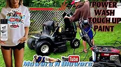 FREE YARDMACHINES MTD LAWN TRACTOR RIDING MOWER PRESSURE POWER WASH TOUCH UP PAINT HEADLIGHT CLEAN