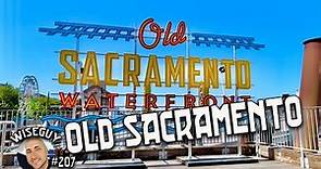 Exploring the historic district of Old Sacramento, California