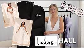 Lulus Wedding Dress Try-on Haul | Affordable Wedding Dresses Under $300
