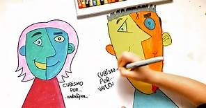 HOLA.ARTISTAS Retrato Cubista (Pablo Picasso)