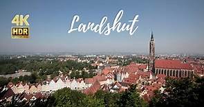 Landshut, Germany Walking Tour - Bavaria - 4K HDR