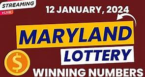 Maryland Midday Lottery Results For - 12 Jan, 2024 - Pick 3 - Pick 4 - Pick 5 - Powerball -Cash4life