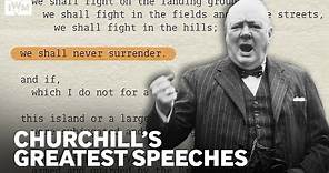 How Winston Churchill's Speeches helped to win WW2