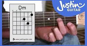 D Minor Chord (Dm) - Stage 2 Guitar Lesson - Guitar For Beginners [BC-123]