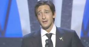 Adrien Brody Wins Best Actor at 2003 Oscars