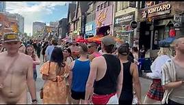 Pride Celebration on Church Street Toronto 2023