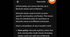 How To Use Menards Rebate Card At Walmart